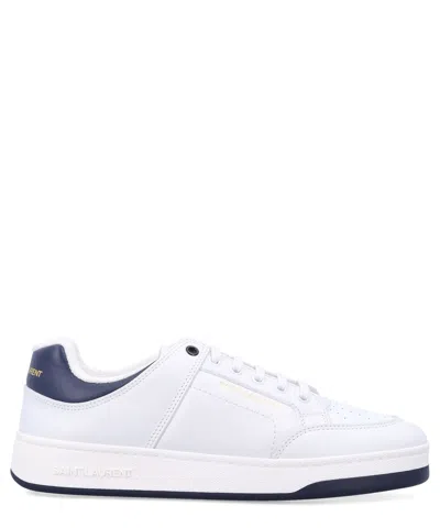 Saint Laurent Men's Sl61 Sneakers In White