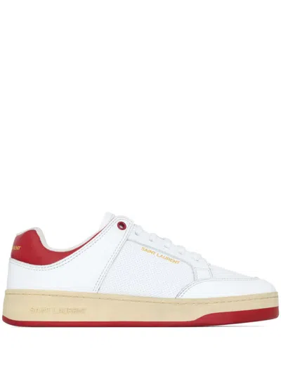 Saint Laurent Sl/61 Sneakers In White