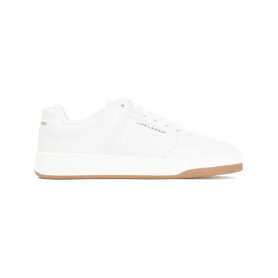 Saint Laurent Sl61 White Leather Sneakers