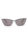 Saint Laurent Sl637 Cat-eye Sunglasses In Black