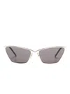 Saint Laurent Sl637 Cat-eye Sunglasses In Gold