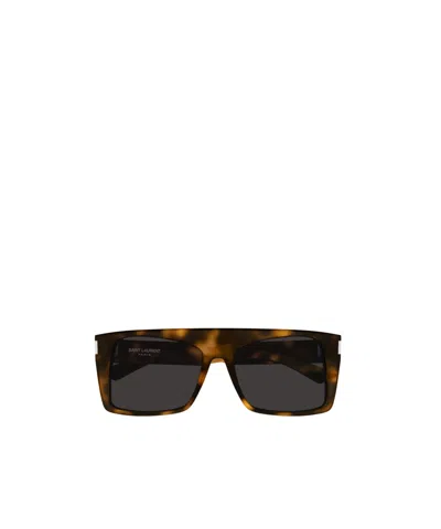 Saint Laurent Sl651 Oversize-frame Sunglasses In Black