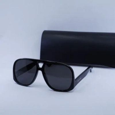 Pre-owned Saint Laurent Sl652solace 001 Black/grey 59-14-135 Sunglasses Authentic In Gray