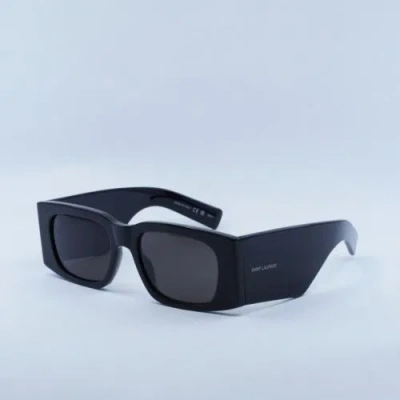 Pre-owned Saint Laurent Sl654 001 Black/black 52-18-135 Sunglasses Authentic