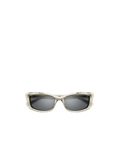 SAINT LAURENT SAINT LAURENT EYEWEAR RECTANGLE FRAME SUNGLASSES