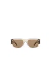 Saint Laurent Sl659 Square-frame Sunglasses In Green