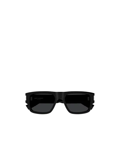 SAINT LAURENT SAINT LAURENT EYEWEAR RECTANGULAR FRAME SUNGLASSES