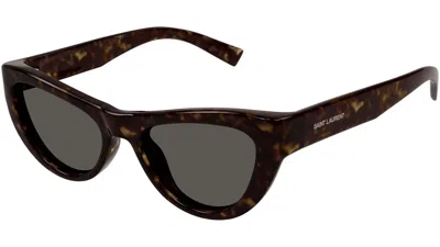 Saint Laurent Sl676 Cat-eye Sunglasses In Crl