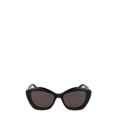 Saint Laurent Sl68 Cat-eye Frame Sunglasses In Black