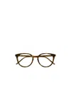 Saint Laurent Sl681f Pantos-frame Glasses In Brown