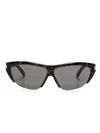 Saint Laurent Sl704 Sunglasses In Brown
