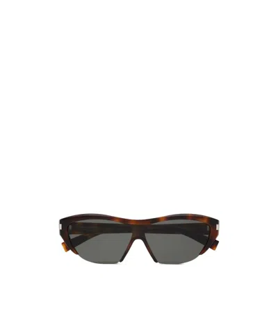 Saint Laurent Sl704 Sunglasses In Gray
