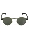 Saint Laurent Sl707 Sunglasses In Gold-havana-green