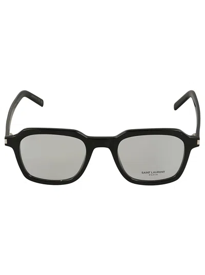 Saint Laurent Sl715 Slim Sunglasses In Animal Print