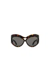 Saint Laurent Sl73 Cat Eye-frame Sunglasses In Gray