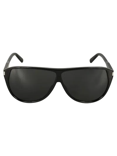 Saint Laurent Sl731 Sunglasses In 002 Black Black Black