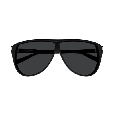 Saint Laurent Sl 731 Gaspar Sunglasses In Black-black-black