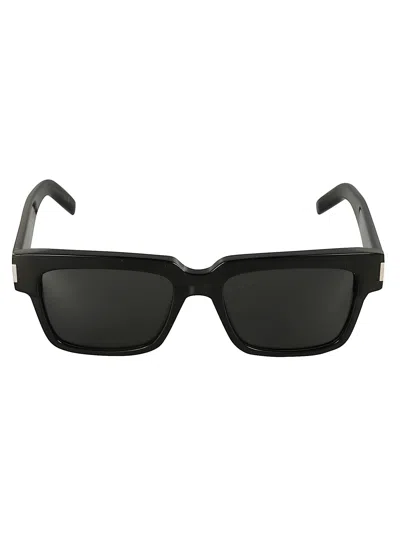 Saint Laurent Sl732 Vadim Sunglasses In Black-black-black