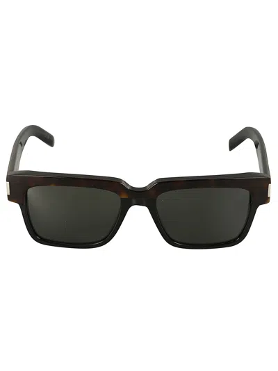 Saint Laurent Black Sl 732 Vadim Sunglasses In Grey
