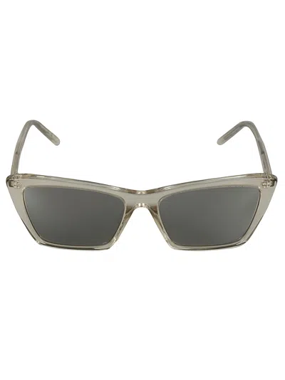 Saint Laurent Sl737 Mica Sunglasses In Gray