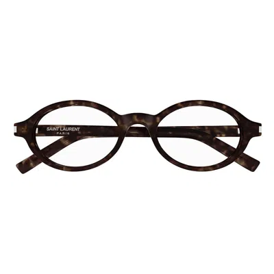 Saint Laurent Sl751jeanneopt001 Eyeglasses In Brown