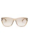 Saint Laurent Sl758 Sunglasses In Neutrals
