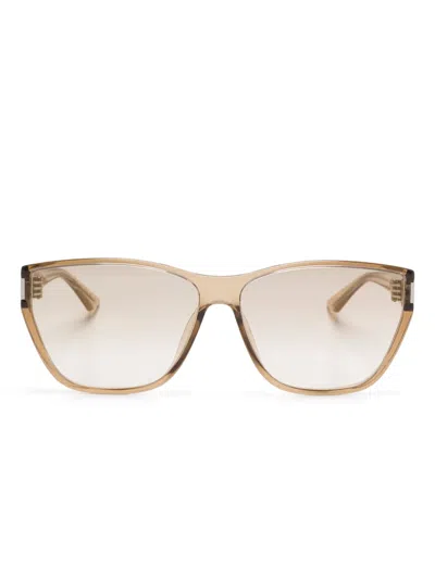 Saint Laurent Sl758 Sunglasses In Neutrals