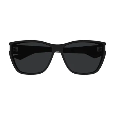 Saint Laurent Sl758001 Dark Tinted Lens Sunglasses In Black