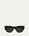 Saint Laurent Sl759 Recycled Acetate Square Sunglasses In Brown