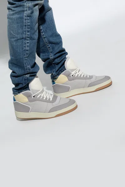 Saint Laurent ‘sl/80' High-top Sneakers In Grey