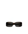 Saint Laurent Sl809 Sunglasses In Dark Havana And Grey