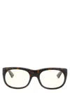 Saint Laurent Romy Squared Oval Frame Sunglasses In Neutral