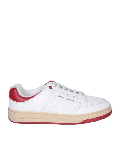 Saint Laurent Sl/91 White/red Sneakers