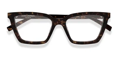 Saint Laurent Sl912 Tortoise In Brown