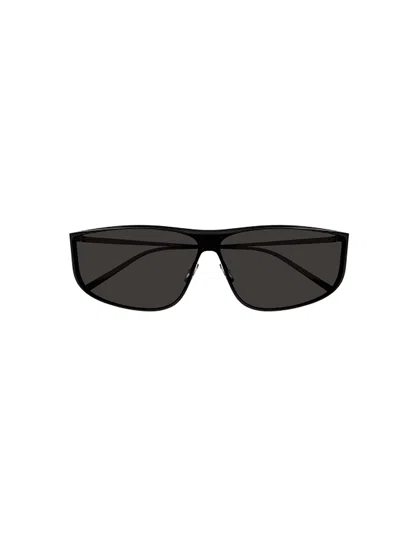 Saint Laurent Sleek Metal Frame Sunglasses With 145mm Temple Size In Pattern