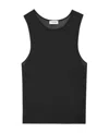 Saint Laurent Knit Top In Black
