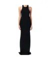 Saint Laurent Women's Long Dress In Black