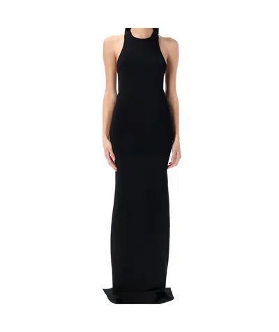Saint Laurent Sleeveless Dress In Black