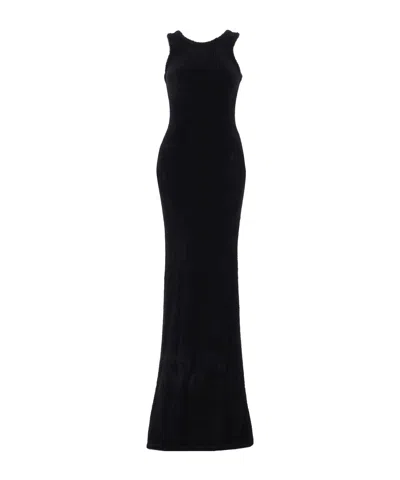 Saint Laurent Sleeveless Dress In Black