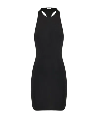 Saint Laurent Sleeveless Dress In Black
