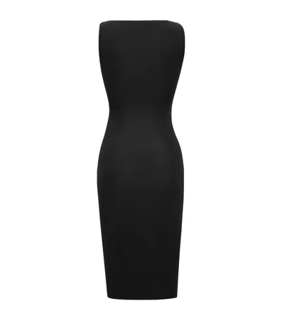 Saint Laurent Sleeveless Mini Dress In Black