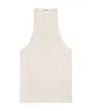 Saint Laurent Tank Top In White