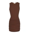 Saint Laurent Dresses Brown In Brown