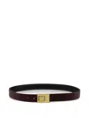 Saint Laurent Slide-buckle Leather Belt