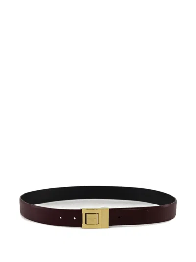 Saint Laurent Slide-buckle Leather Belt