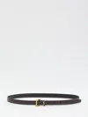 Saint Laurent Slim Cassandre Belt With Square Buckle