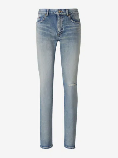 Saint Laurent Slim Cotton Jeans