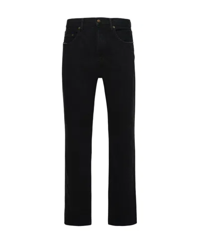 SAINT LAURENT SAINT LAURENT BUTTON DETAILED STRAIGHT LEG JEANS