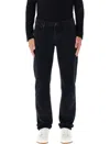 Saint Laurent Aint Baggy Jean Sn34 In Black