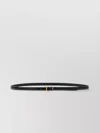 Saint Laurent Monogram Thin Belt In Black
